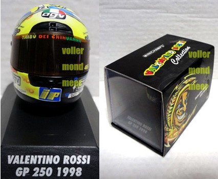 PMA 1/8 GP250 1998 AGV ヘルメット/MINICHAMPS ミニチャンプス ポールズモデルアート MotoGP V・ロッシ バレンティーノ ロッシ モトGP 46_画像1