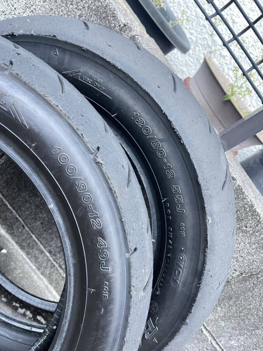 【送料込み！】BT601SS 100/90-12 120/80-12 BRIDGESTONE_画像3