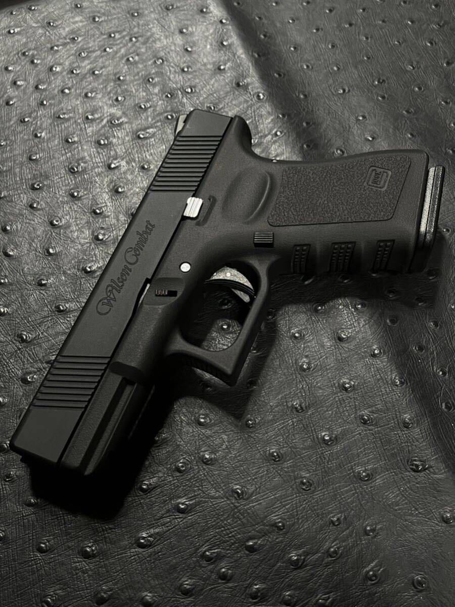 実物 WILSON COMBAT GLOCK グロック19 トリチウムサイト付き 幻の キラースタジオ KSC G19 WILSON COMBAT EVIL カスタム イービルGAS付_画像2