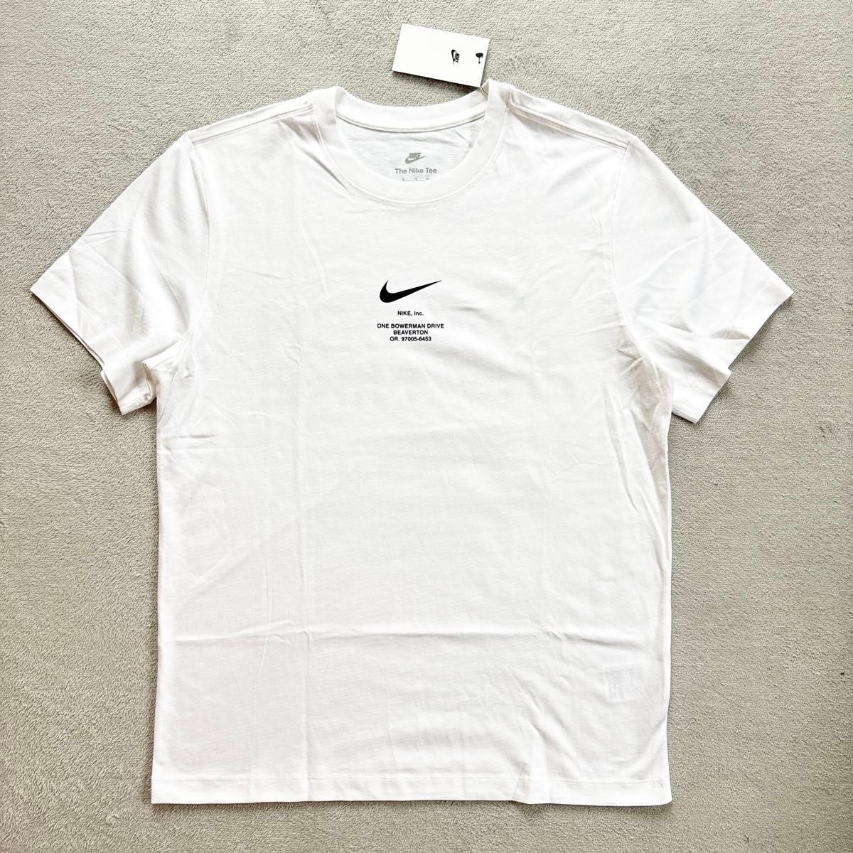 新品 ナイキ NIKE SWOOSH Tシャツ ブラック ホワイト 2枚セット XL 半袖 カットソー 黒 白 スウッシュ