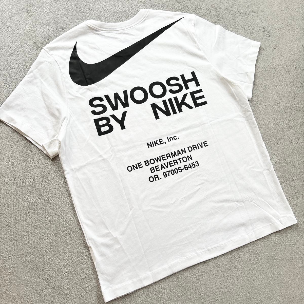 新品 ナイキ NIKE SWOOSH Tシャツ ブラック ホワイト 2枚セット XL 半袖 カットソー 黒 白 スウッシュ