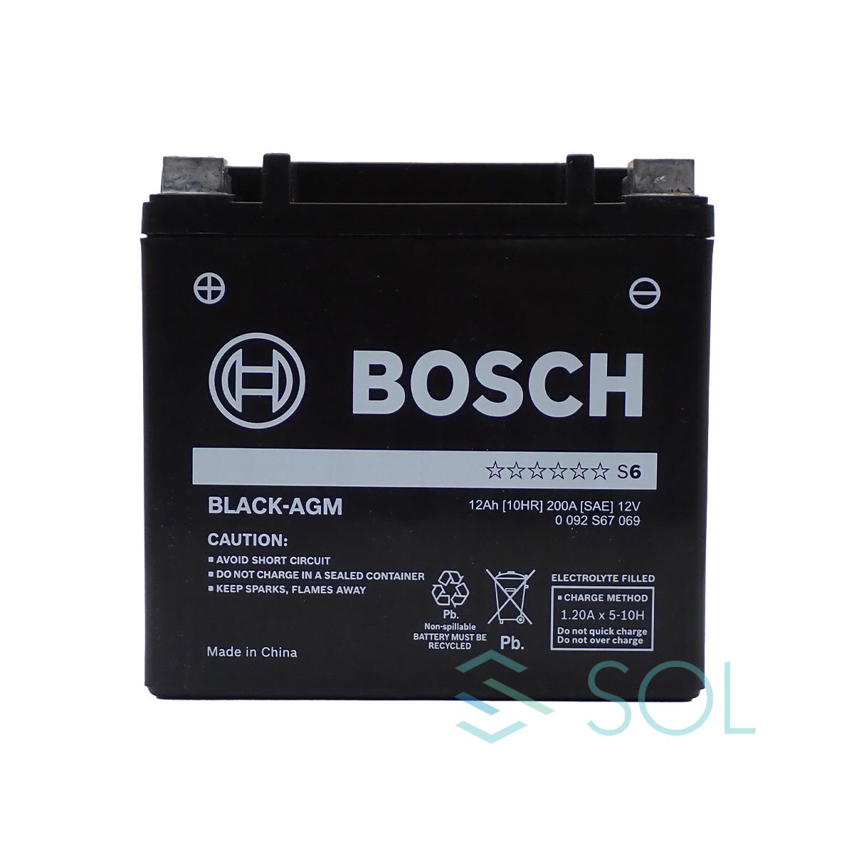 BOSCH ベンツ GLCクラス C253 43 サブバッテリー 補機バッテリー AGM BLA-12-2 A0009829608_画像2