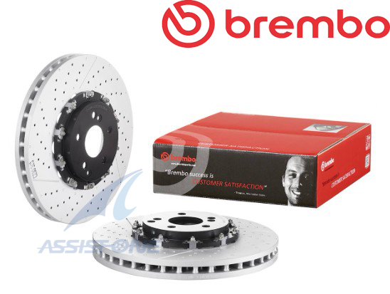 BREMBO製 純正OEM Cクラス W204 S204 C204 C63AMG フロントブレーキローター フロント ブレーキディスク 左右 A2194210212_画像1