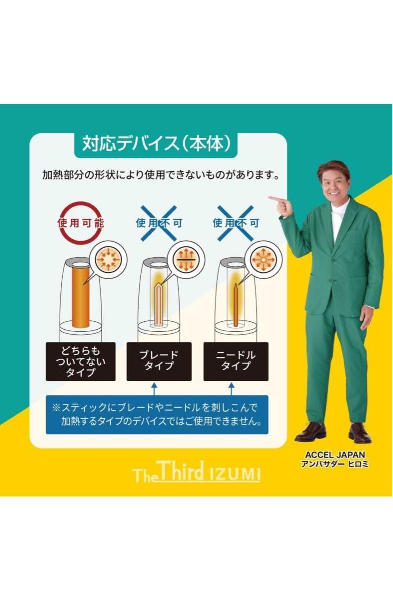 The Third IZUMI ザサードイズミ カプセル 禁煙タバコ 加熱式たばこ 日本産 禁煙補助 ニコチン タール無し 