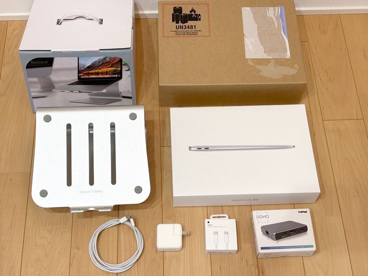 新品未使用】MacBook Air M1 シルバー RAM8GB/SSD256GB 新品1年 新品未使用】MacBook Air M1 シルバー RAM8GB/SSD256GB 新品1年