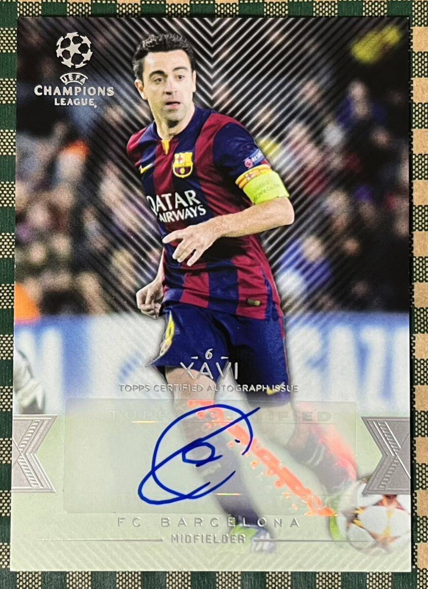 Topps バルセロナ シャビ 直筆サインカード Yahoo!オークション - XAVI HERNANDEZ シャビ・エルナンデ