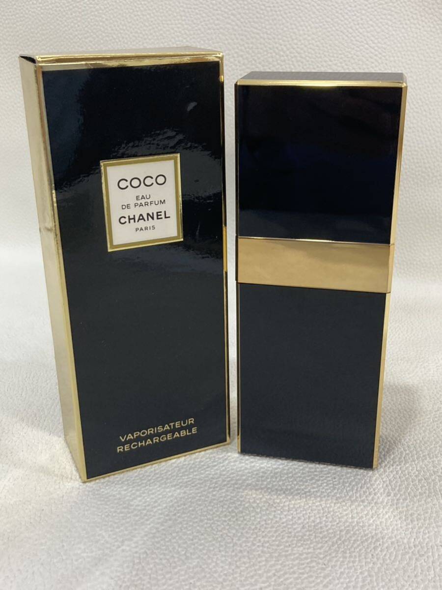 T4E020* as good as new * Chanel CHANEL here COCOva poly- The ta-VAPORISATEURli Charge bruRECHARGEABLE perfume 60ml