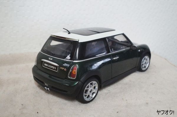 オートアート ミニクーパーS 1/18 ミニカー 緑 MINI COOPER S_画像6