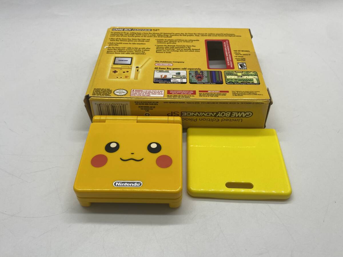 ゲームボーイアドバンスSP本体 ピカチュウエディション　ゲームボーイアドバンス　Limited Edition Pikachu　トリザらス　EXCLUSIVE　_画像2