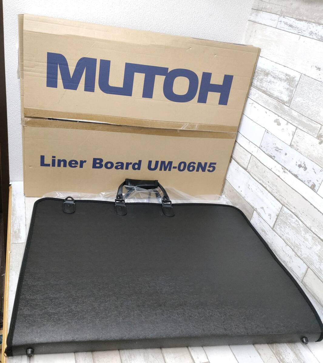 MUTOH ムトー ライナーボード UM-06N5 A2 製図板 平行定規 ケース付き_画像1