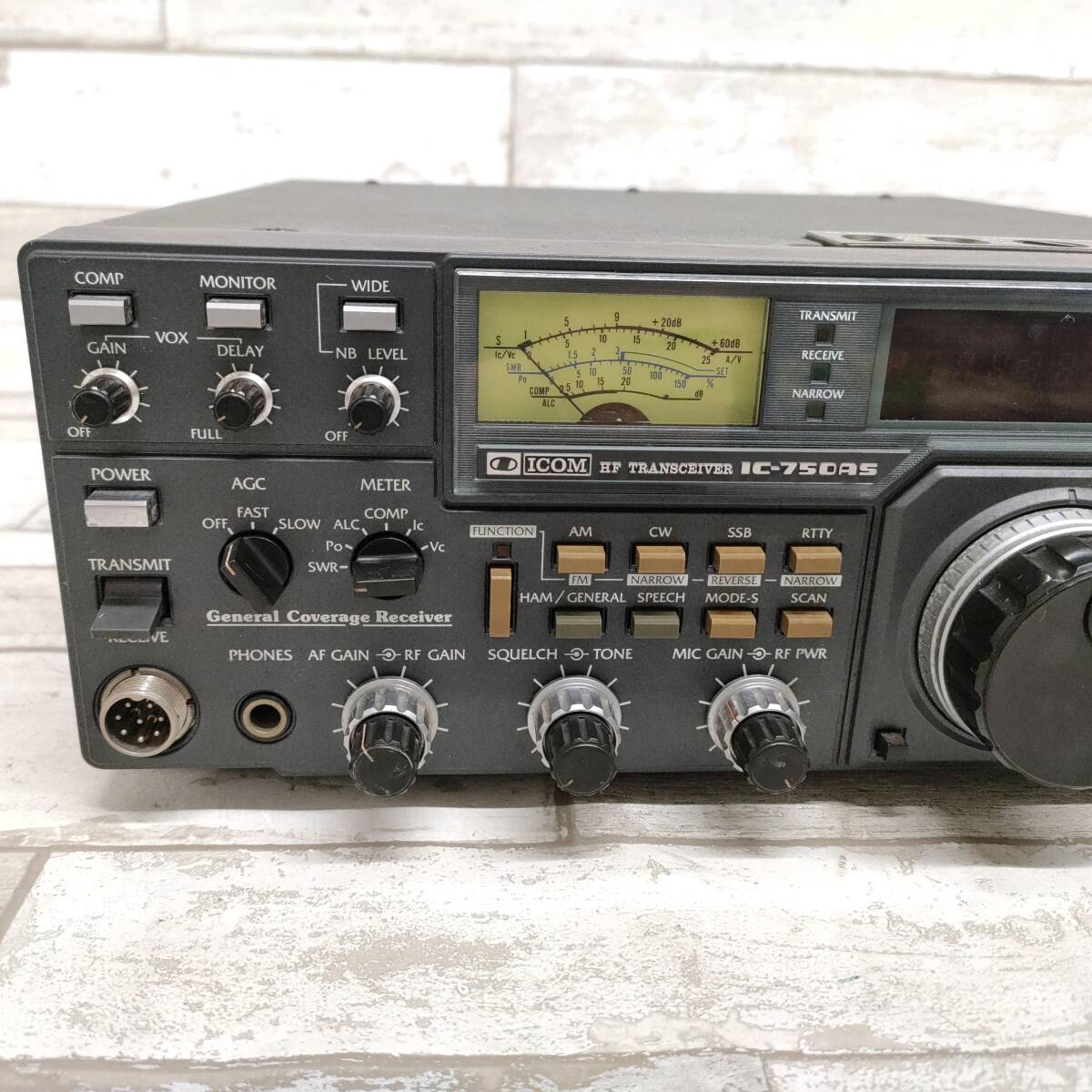 ICOM アイコム 無線機 HF帯 オールバンド トランシーバー IC-750AS オールモード機 アマチュア無線 無線器の画像2