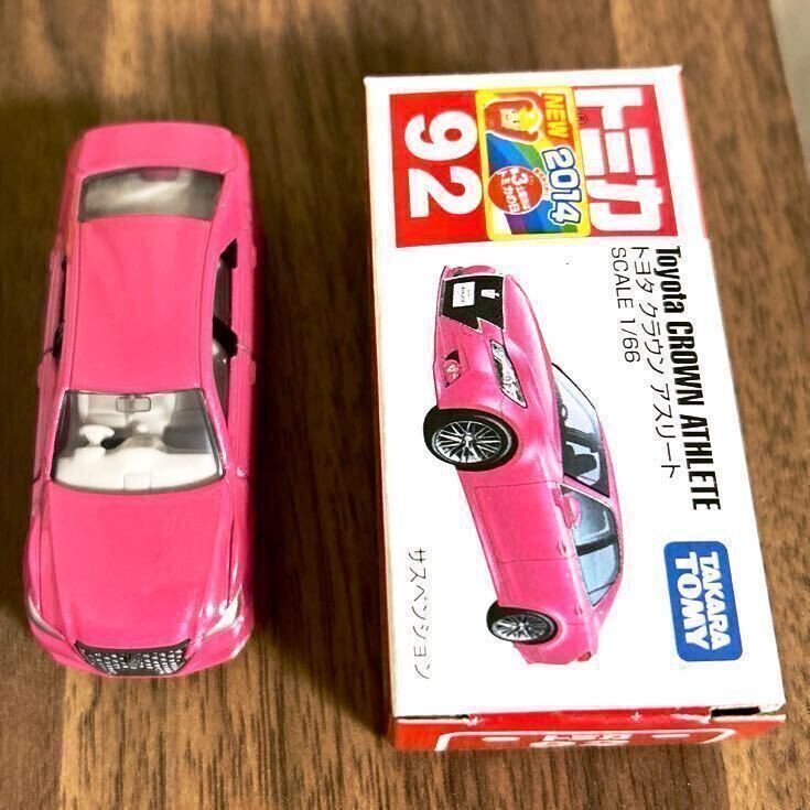  Tomica Toyota Crown Athlete pink Crown extra attaching ( remodeling car 1 pcs )