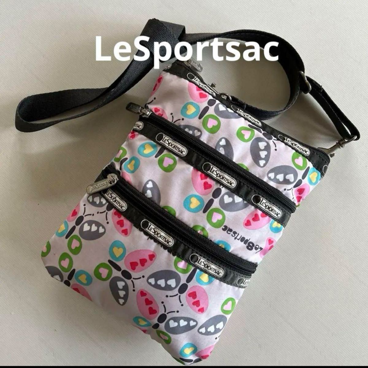 LeSportsac レスポートサック　３段　2way ミニ　ショルダー　バッグ