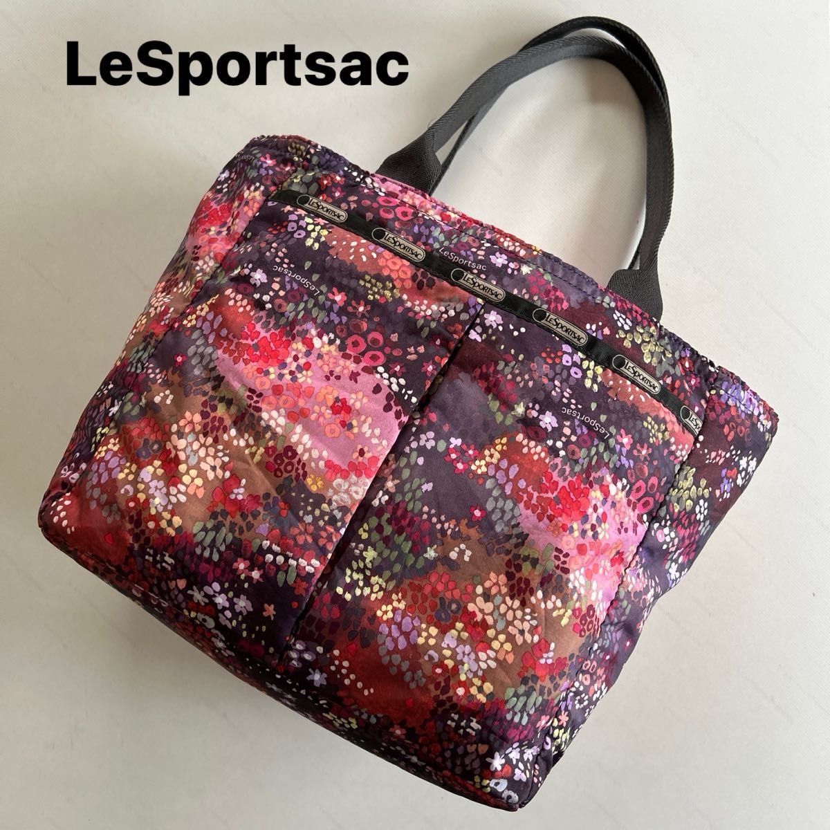 【LeSportsac】レスポートサック　トートバッグ　エブリガール　大サイズ　旅行にも