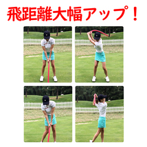 ゴルフスティック ゴルフ　スイング　練習 室内 練習　ブルー■匿名配送・送料無料■_画像2