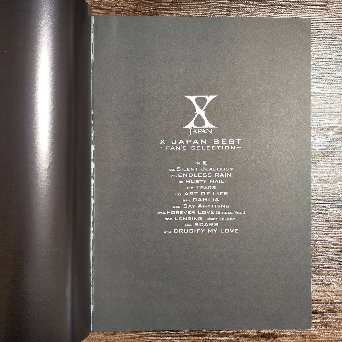 【送料無料/即決】 X JAPAN BEST ～FAN'S SELECTION～ バンドスコア 楽譜 スコア (M5160-1129)の画像3