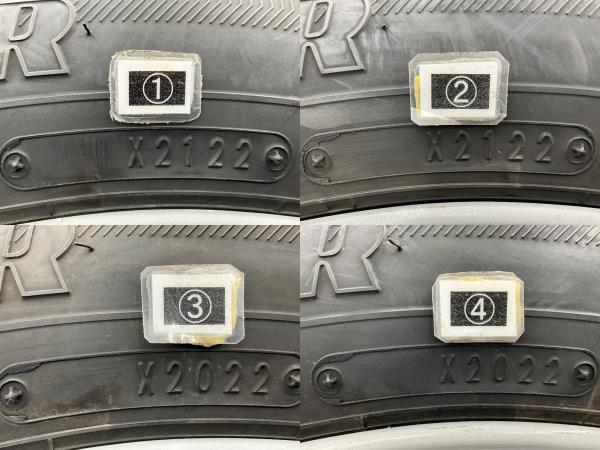 中古タイヤホイールセット 185/60R15 84Q 15インチ 15×5.5J +43 4穴 PCD100 グッドイヤー LEBEN 冬 ヴィッツ ハイブリッド d792_画像7