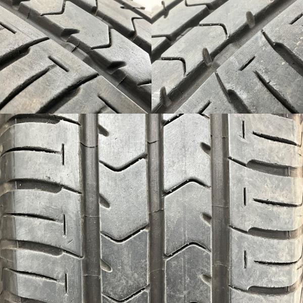 中古タイヤ 4本セット 155/65R14 75H ブリヂストン ECOPIA NH100C 夏 サマー 155/65/14 ワゴンR/スペーシア b6622_画像5