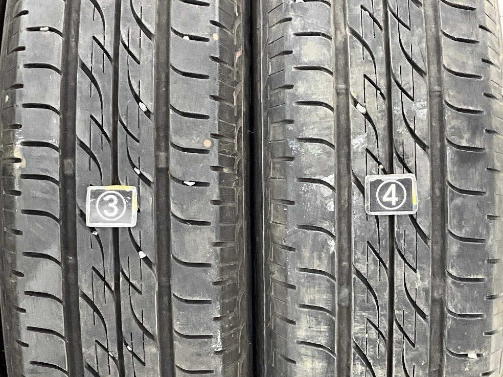 中古タイヤ 4本セット 155/65R14 75S ブリヂストン NEXTRY 夏 サマー 155/65/14 アルト/スペーシア b6585_画像4