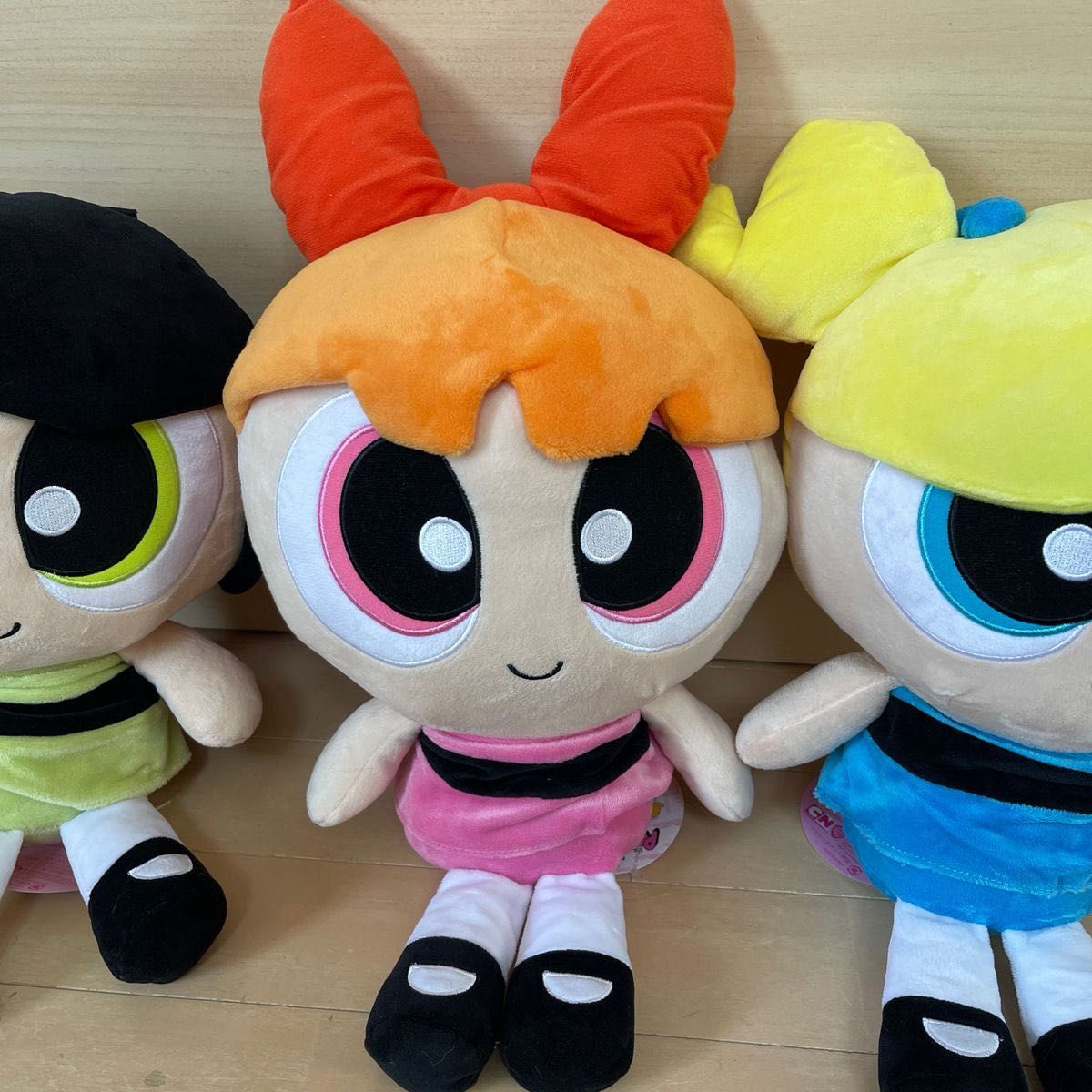 パワーパフガールズ 特大 ジャンボ ぬいぐるみ 3人セット 早い者勝ちです 新品未使用 パワーパフガールズ パワパフ BIG