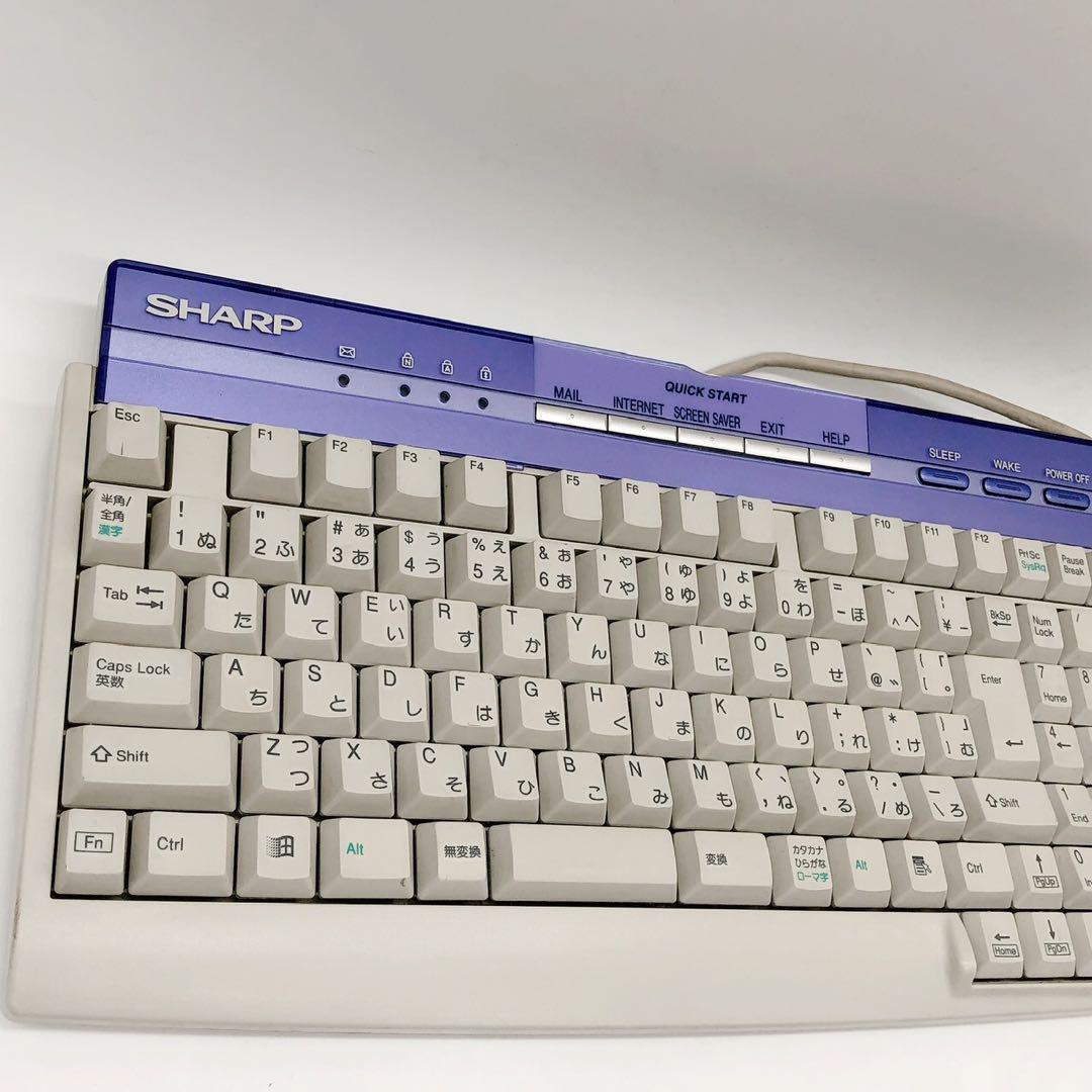 シャープSHARP キーボード パーソナルコンピュータ パソコン PC 中古の画像2