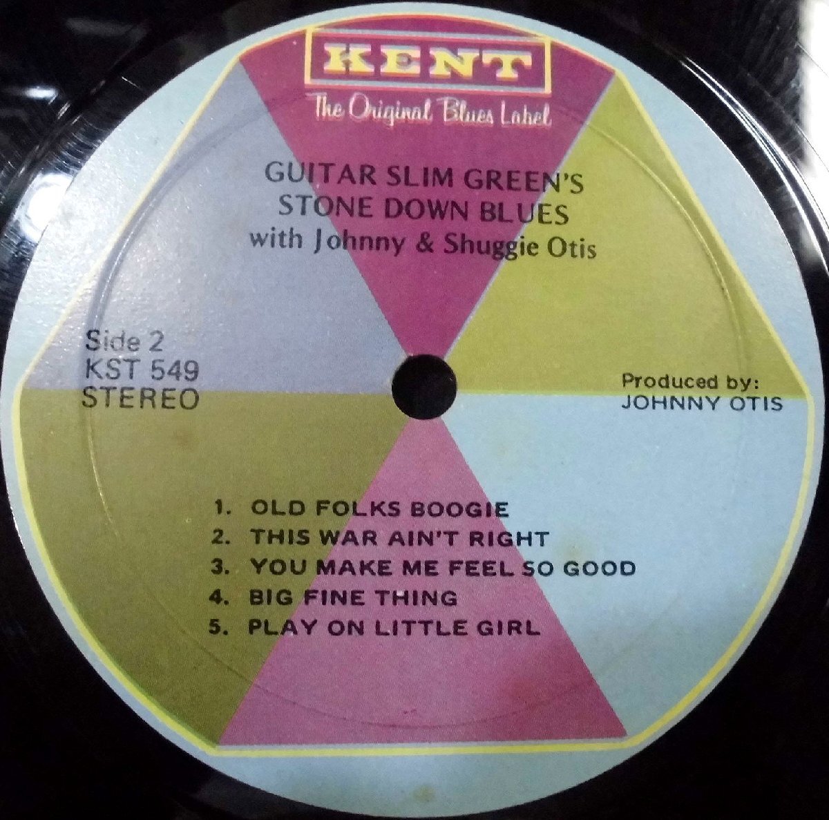 ●US-Kentオリジナル””w/Shrink,Hexagon-Labels!!”” Guitar Slim Green With Johnny And Shuggie Otis / Stone Down Blues_画像8