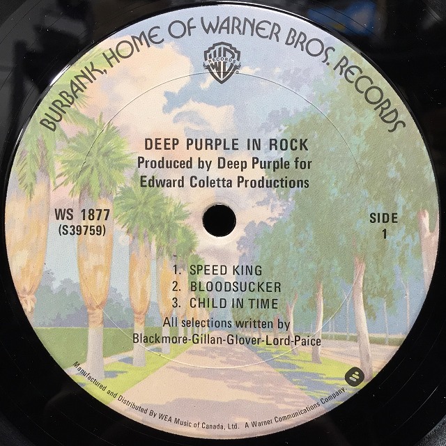 DEEP PURPLE / IN ROCK (カナダ盤)の画像4