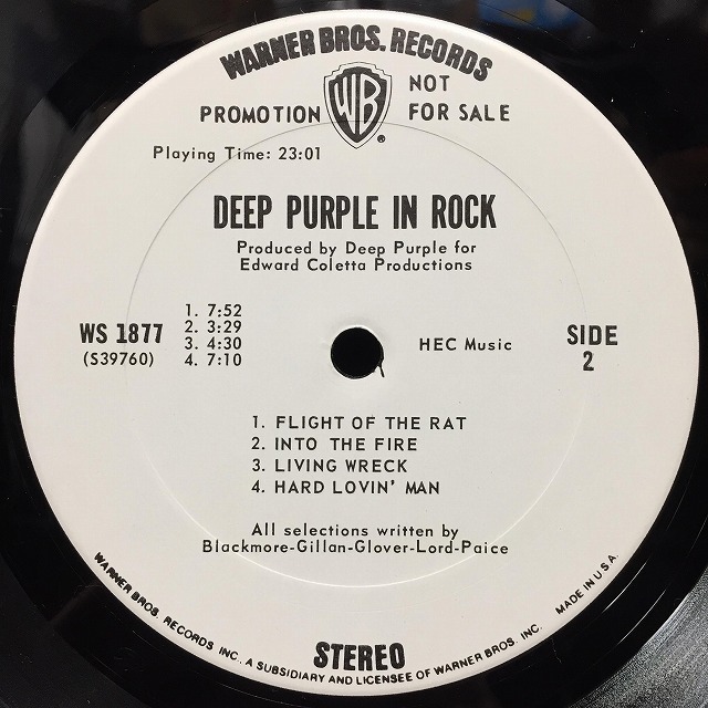 DEEP PURPLE / IN ROCK (US-ORIGINAL)_画像5