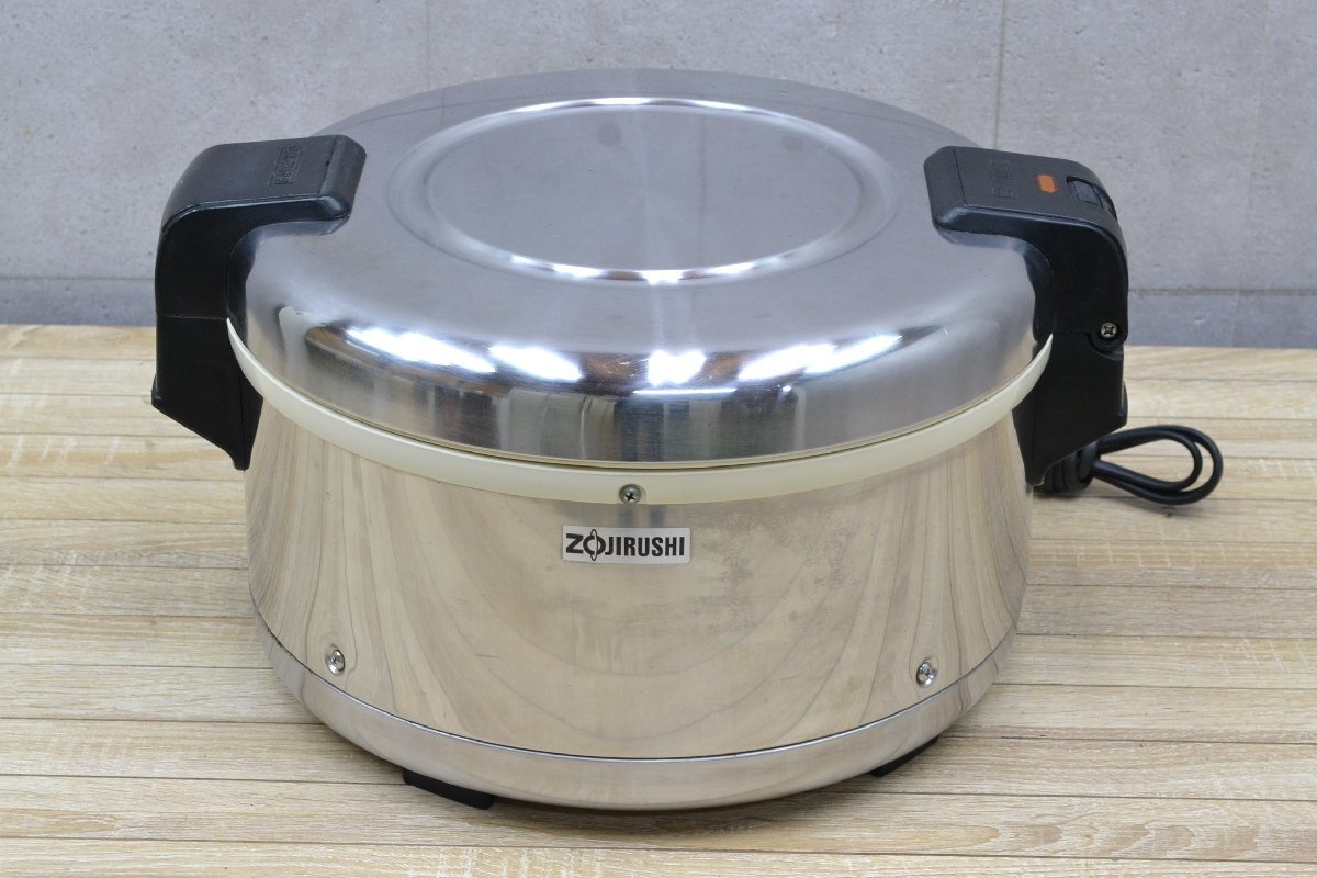 C1183■ZOJIRUSHI 象印マホービン■業務用 電子保温ジャー■THS-C40■4L  2.2升■2003年製■100V 65Wの画像2