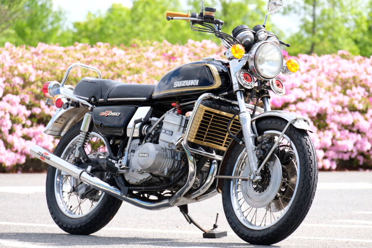 [ первоклассный вода Buffalo!1]SUZUKI GT750 3 type 1974 год 2st/ водяное охлаждение 3 цилиндр /738cc GT750J type GT750J type GT750M type GT750N type GS400 GT380