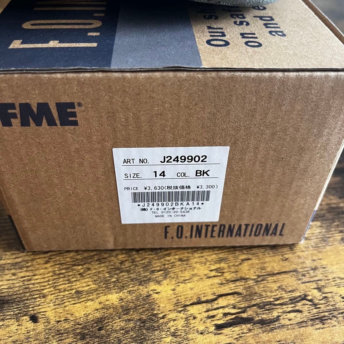 IFME(イフミー)×F.O.INTERNATIONAL サンダル　14cm ブラック