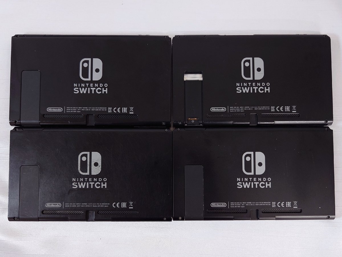 ジャンク Nintendo Switch 任天堂 スイッチ 本体のみ (旧型 2017・2018年・新型 2019年・2021年モデル) 4台　B2_画像3