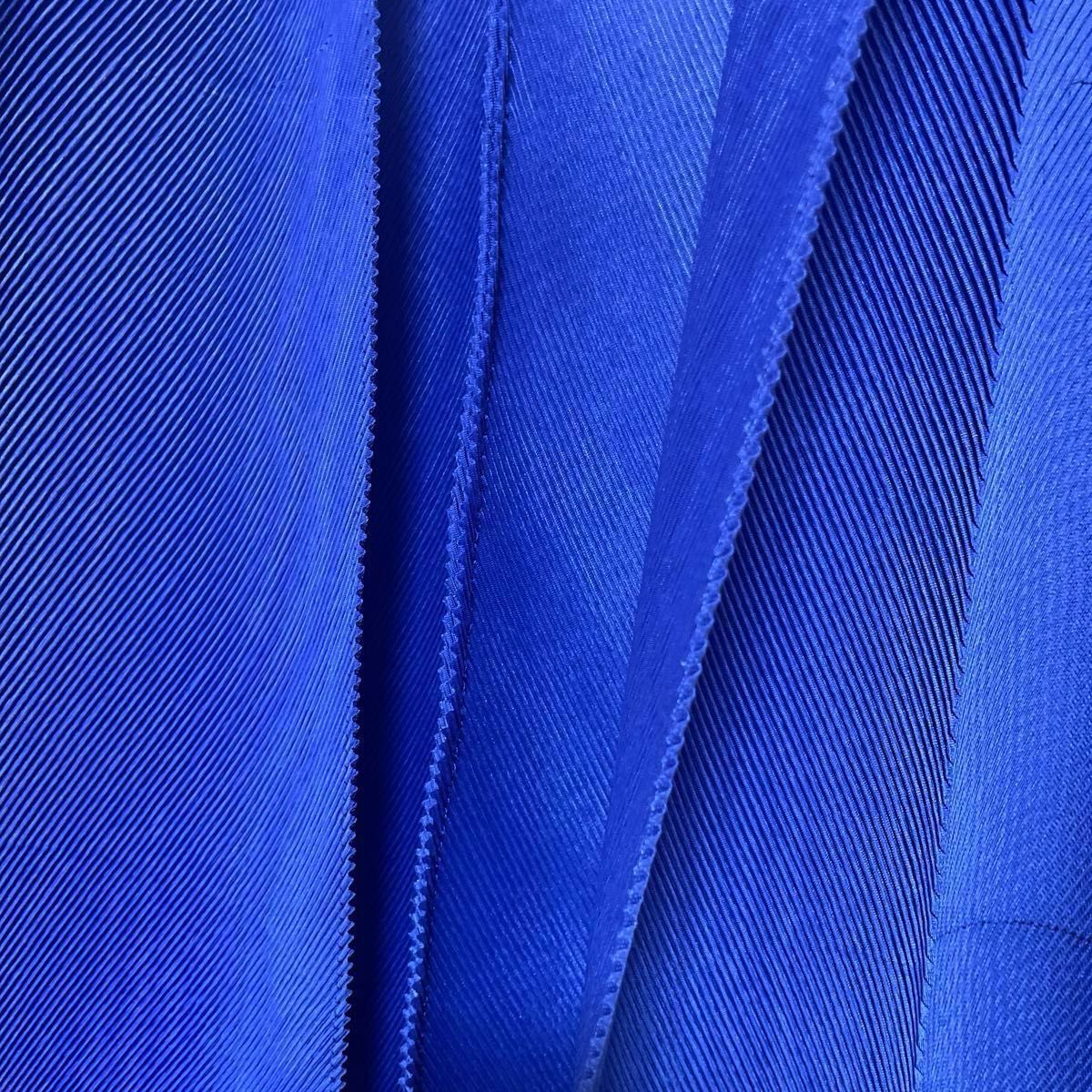 値下げ済　立体変形プリーツ加工　ロングカーディガン 羽織 コーディガン プリーツ  コート　高級感　華やか　フリー　紫っぽいブルー