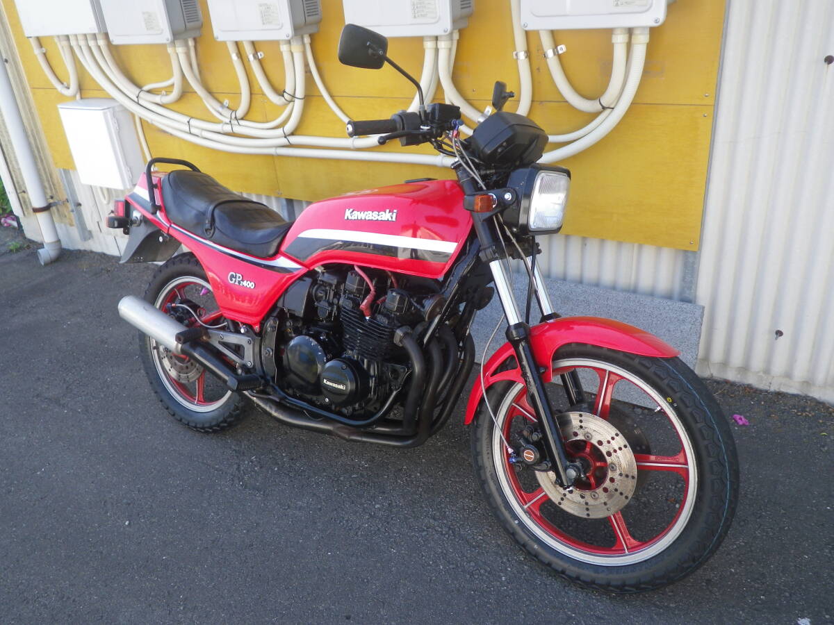 Z400GP 国内物 初年度昭和57年10月 エンジン好調車! ちょっとカスタム車 検索用CB,ＲＺ,Ｚ750,Z1,ゼファー,ZRX,GT,CBX,SS,旧車,XJR_画像1