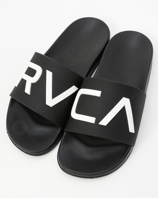 ★送料無料★2024春夏 新品【RVCA/ルーカ/ルカ】RVCA SHOWER SLIDE サンダル BLK メンズ 9 (27cm) BE041-970の画像1