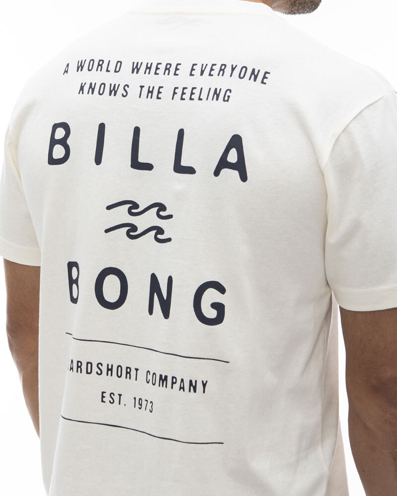 ★送料無料★2024春夏 新品【BILLABONG/ビラボン】DECAF Ｔシャツ CRM メンズM BE01A-203