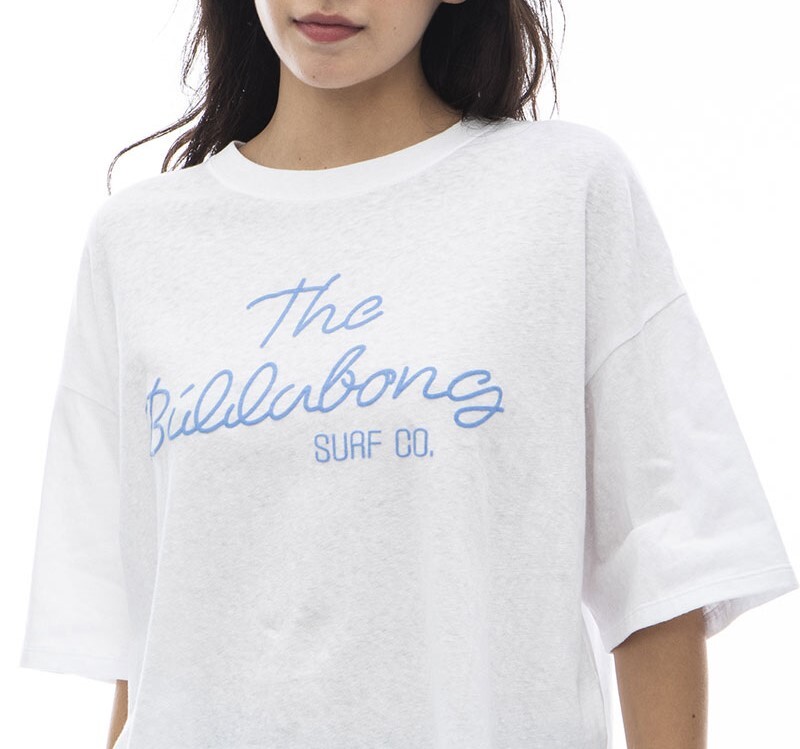 ★送料無料★2024春夏 新品【BILLABONG/ビラボン】THE BILLABONG CROPPED TEE クロップドＴシャツ WHT レディースM BE01C-204