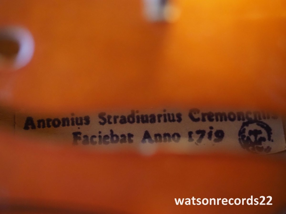 Labelled “Antonius Stradivarius Cremonensis faciebat Anno 1719”＊_画像6