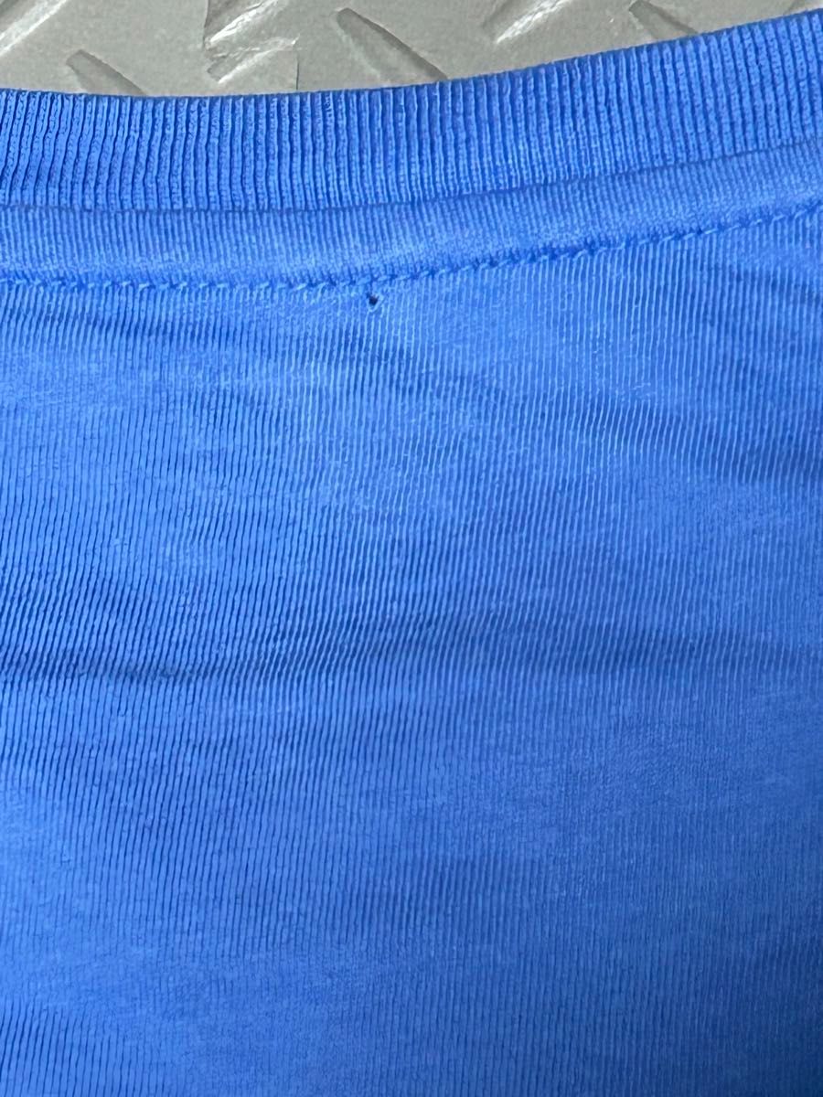 POLO ポロ　ラルフローレン　ロゴ  Tシャツ　水色　ライトブルー　M 半袖