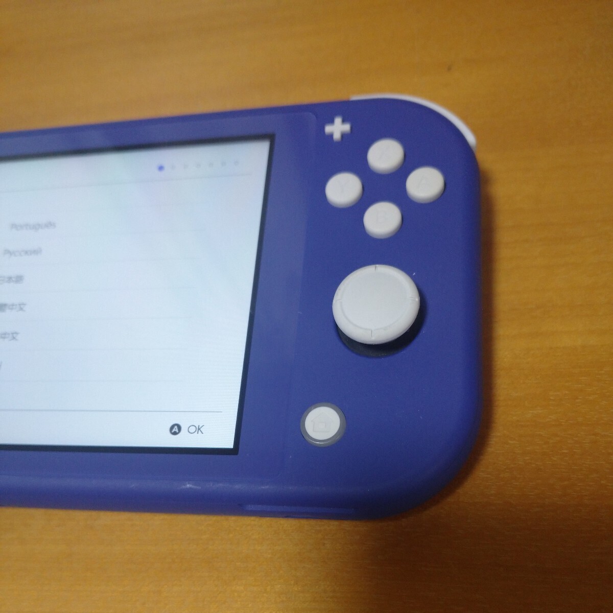 Nintendo Switch ニンテンドースイッチ 本体のみ 中古品 ブルー初期化_画像3