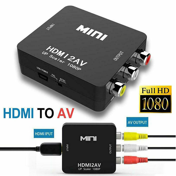 HDMI → AV コンポジット HDMI RCA変換アダプター コンバーター ODGN2-YZC021_画像2