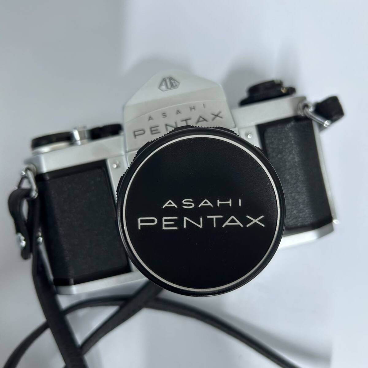 ASAHI PENTAX ペンタックス SV フィルムカメラ 一眼レフカメラ SUPER TAKUMAR レンズ 、ケース付き_画像9