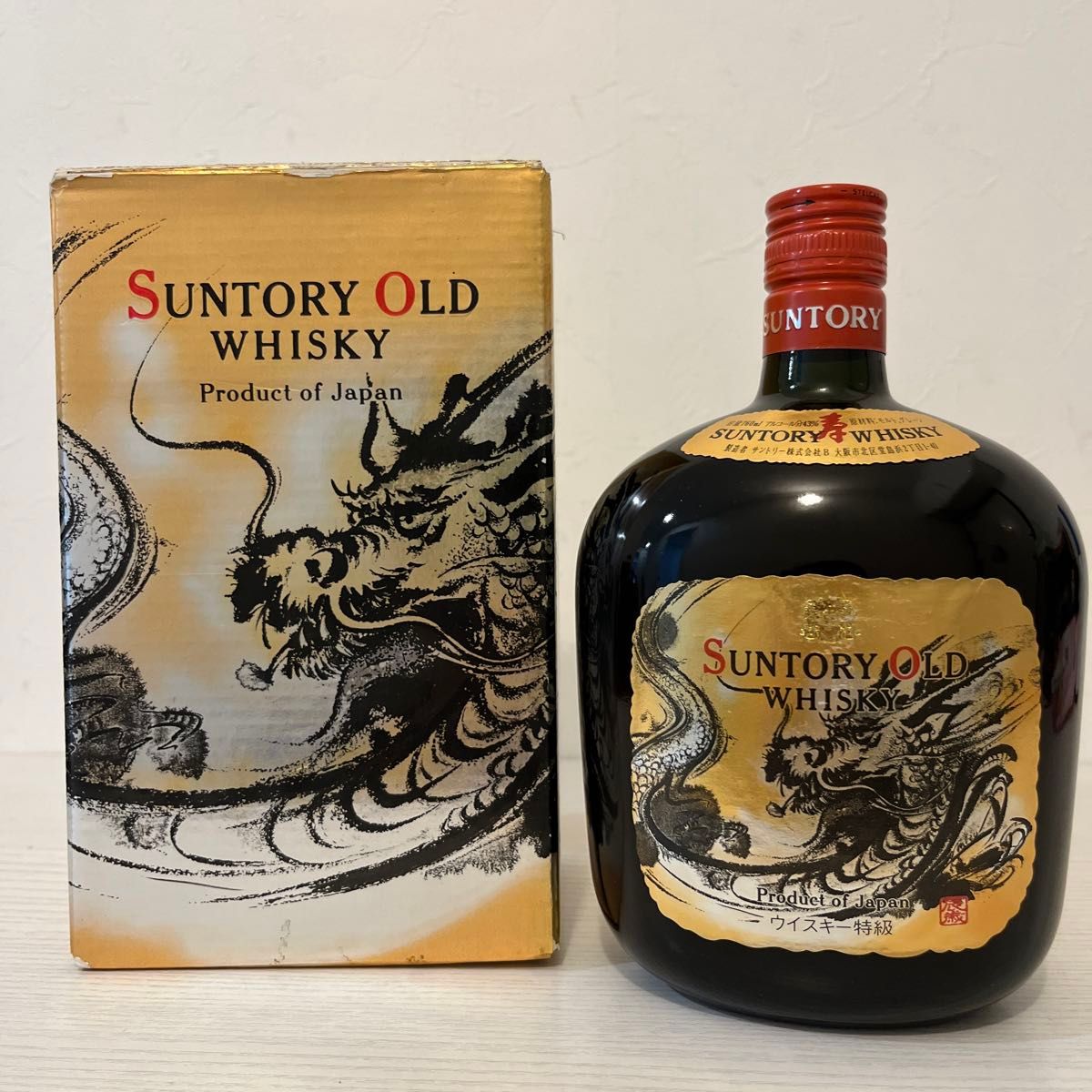 サントリー OLD オールド 寿 干支ラベル 辰年 龍 古酒 サントリー OLD オールド 寿 干支ラベル 辰年 龍 古酒
