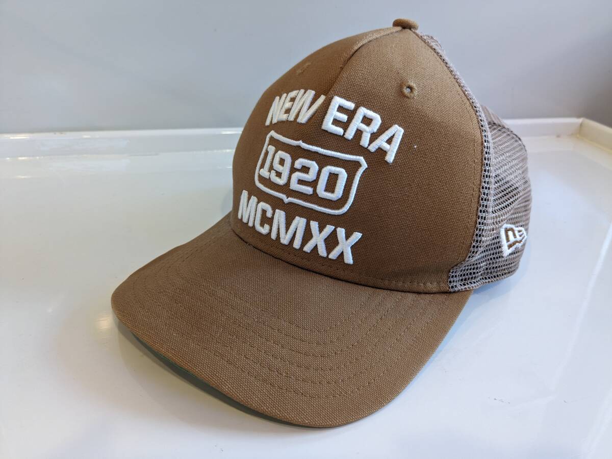 NEW ERA ニューエラ メッシュキャップ ベージュ系 フリーサイズ アジャスタブル_画像1