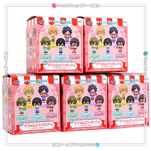 在庫一掃☆★タイトーくじ Free! Pop candy デフォルメフィギュア賞 candy ver. 全5種セット◆新品Ss_画像2