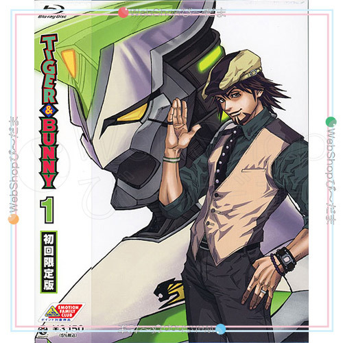 在庫一掃☆TIGER＆BUNNY(タイガー＆バニー) 1 (初回限定版)[Blu-ray]◆新品Ss（ゆうパケット対応）_画像1