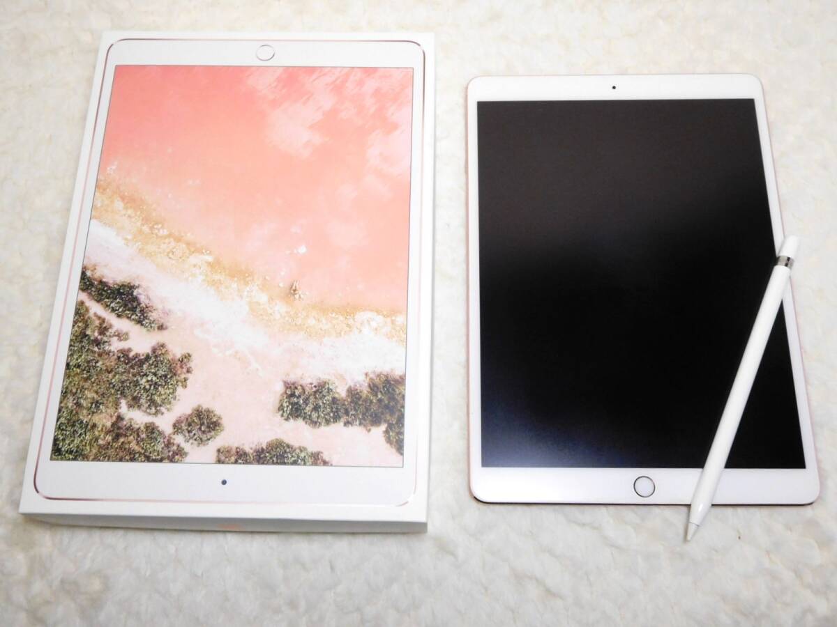 Apple iPad Pro 10.5インチ  Wi-Fiモデル ピンクゴールド 64GB 初期化済み/apple pencil 第一世代【中古・現状渡し】の画像1