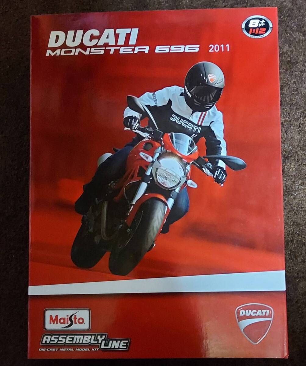 1/12 DUCATI MONSTER 696 2011(レッド) 「ASSEMBLY LINE」 [01434/013524]の画像1