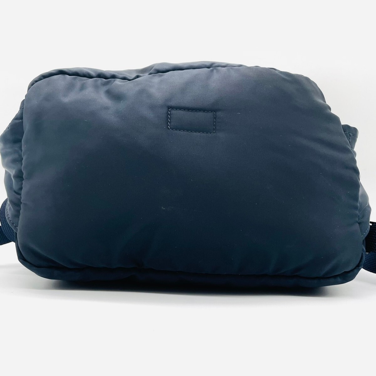 1 jpy * ultimate beautiful goods *PORTER Porter Headporter shoulder bag waist bag body bag tongue car iron blue navy 