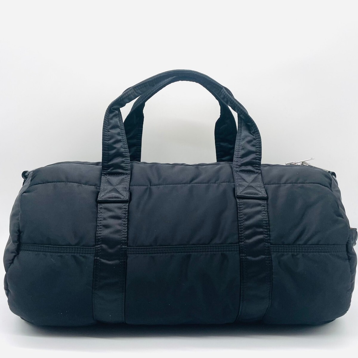 1円●極美品●PORTER ポーター タンカー ダッフル バッグ ボストンバッグ ショルダーバッグ　ブラック 黒　2way　メンズ　レディース _画像2